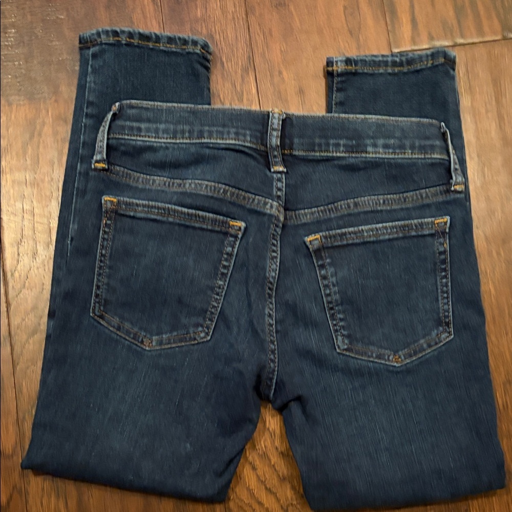 GAP Kids Dark Blue Stretch Skinny Jeans— Size 7 - Picture 4 of 4